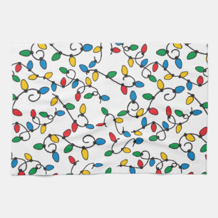 Linge De Cuisine Les lumières de Noël Les ampoules à cordes colo