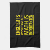 Linge De Cuisine Les mathématiques sont importantes plus que l'angl (Vertical)