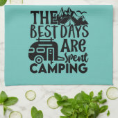 Linge De Cuisine Les Meilleurs Jours Sont Le Camping Passé (Plié)