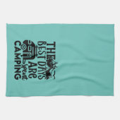 Linge De Cuisine Les Meilleurs Jours Sont Le Camping Passé (Horizontal)