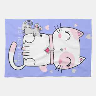 Linge De Cuisine Les Meilleurs Jours Sont Meow Jours Loin Rose Meow