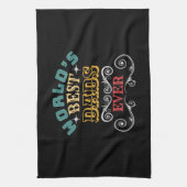 Linge De Cuisine Les meilleurs papas du monde (Vertical)