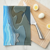 LINGE DE CUISINE LES MONTAGNES (Quart Plié)