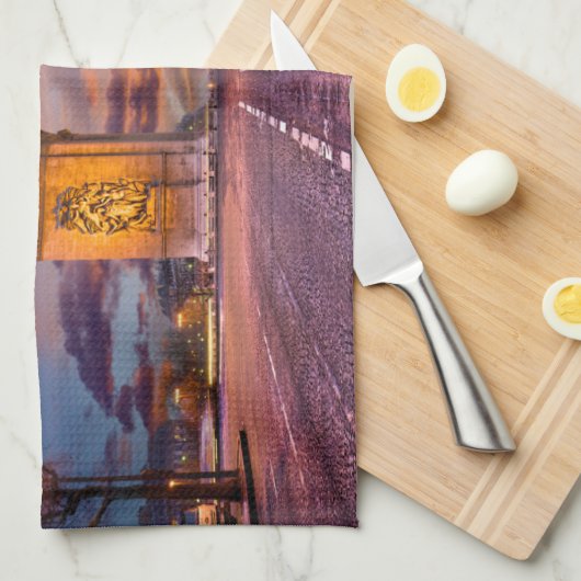 Linge De Cuisine Les monuments | Arc de Triomphe, Paris France (Quart Plié)