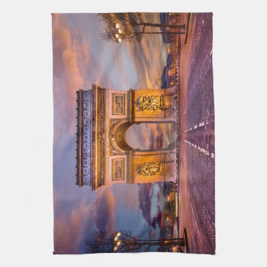 Linge De Cuisine Les monuments | Arc de Triomphe, Paris France (Vertical)