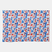 Linge De Cuisine Les monuments de Londres (Horizontal)