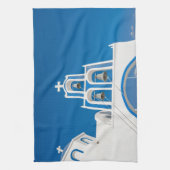 Linge De Cuisine Les monuments | Église grecque du dôme bleu (Vertical)