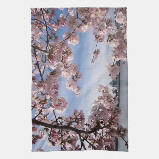 Linge De Cuisine Les monuments | Jefferson Memorial Cherry Blossoms (Vertical)