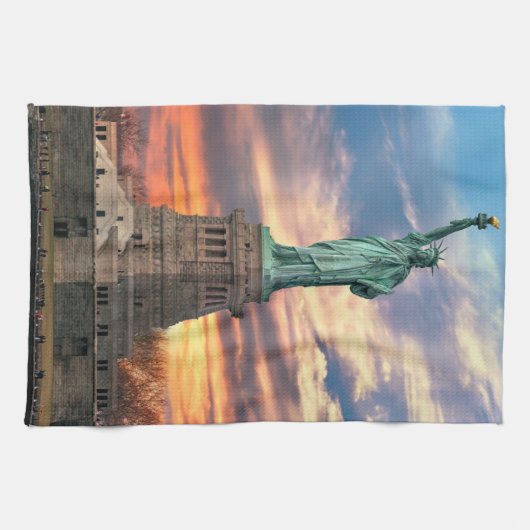 Linge De Cuisine Les monuments | La statue de la liberté (Horizontal)