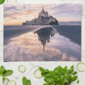 Linge De Cuisine Les monuments | Mont Saint-Michel, Normandie Franc (Plié)