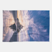 Linge De Cuisine Les monuments | Mont Saint-Michel, Normandie Franc (Horizontal)