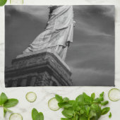 Linge De Cuisine Les monuments | Statue de la Liberté Manhattan NYC (Plié)