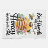 Linge De Cuisine Les mots gentils sont comme (Horizontal)