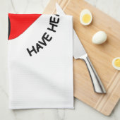 Linge De Cuisine Les moustaches ont aussi des coeurs (Quart Plié)