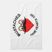 Linge De Cuisine Les moustaches ont aussi des coeurs (Vertical)