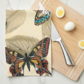 Linge De Cuisine Les papillons qui dorment sur les Feuilles (Quart Plié)