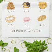 Linge De Cuisine Les Pâtisserie Françaises (Plié)
