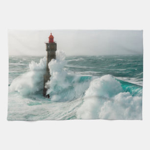 Linge De Cuisine Les phares Jument Phare Ouessant France