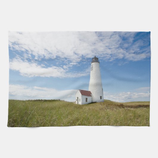 Linge De Cuisine Les phares | Massachusetts de phare (Horizontal)