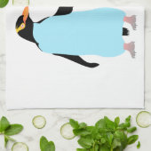 Linge De Cuisine Les pingouins amoureux (Plié)