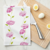 Linge De Cuisine Les pivoines de l'Orangerie (Quart Plié)