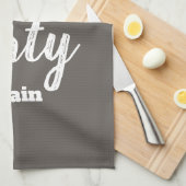 Linge De Cuisine Les plats me regardent sale encore (Quart Plié)