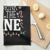 Linge De Cuisine Les Plus Susceptibles De Boire Noël Toute La Famil (Quart Plié)