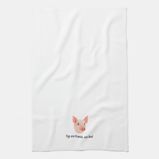 Linge De Cuisine Les porcs sont des amis, pas conception de (Vertical)