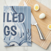 Linge De Cuisine Les Poules Sassy Possèdent Des Oeufs Dévastés Funn (Quart Plié)