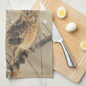 Linge De Cuisine Les premières fleurs de prune par Nishimura Goun, (Quart Plié)