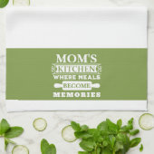 Linge De Cuisine Les repas de maman verte blanche deviennent des so (Plié)