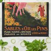 Linge De Cuisine Les Sables d'Or les Pins (Plié)