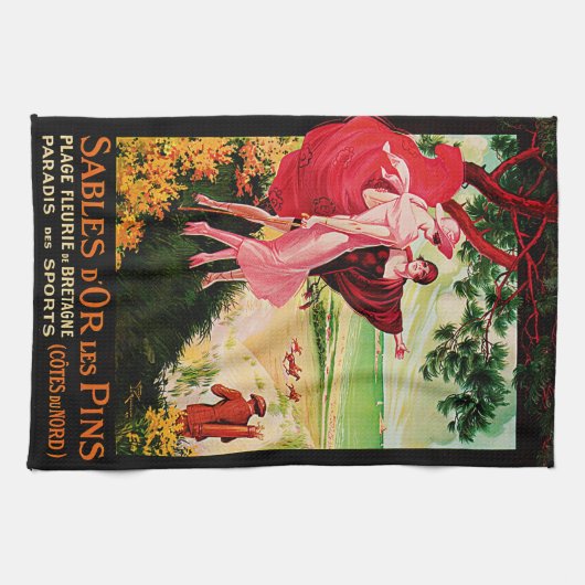 Linge De Cuisine Les Sables d'Or les Pins (Horizontal)