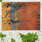 Linge De Cuisine Les saules au coucher du soleil par Vincent van Go (Plié)