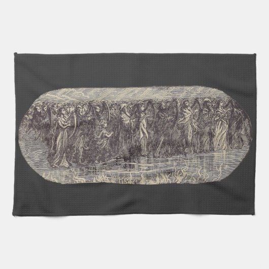 Linge De Cuisine Les sept anges avec sept trompettes (Horizontal)