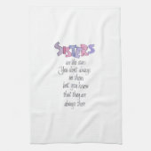 Linge De Cuisine Les soeurs sont comme des étoiles (Vertical)