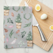 Linge De Cuisine Les soins hivernaux de la nature (Quart Plié)