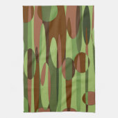 Linge De Cuisine Les sphères vertes et Brown (Vertical)