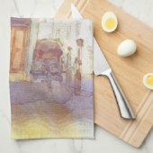 Linge De Cuisine Les vues de Florence ont fait dans l'aquarelle (Quart Plié)