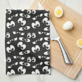 Linge De Cuisine Les yeux d'Halloween (Quart Plié)