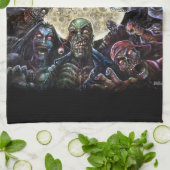 Linge De Cuisine Les zombis attaquent (l'horde de zombi) (Plié)