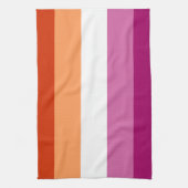 Linge De Cuisine Lesbian Pride Flag LGBTQ (Vertical)