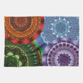 Linge De Cuisine L'essuie-mains à mandalas Les Éléments (Horizontal)