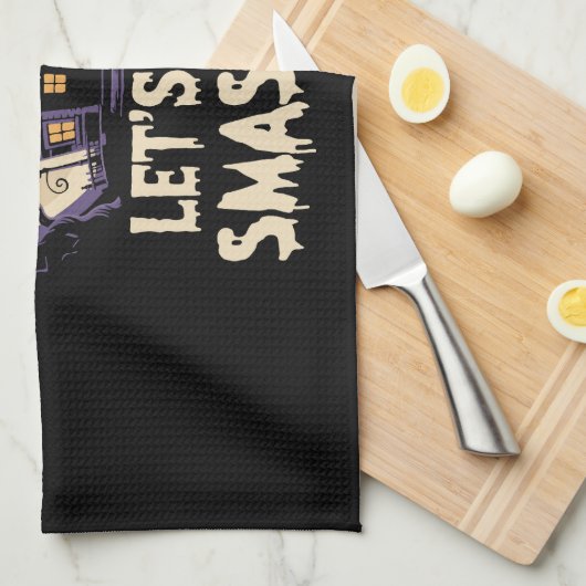 Linge De Cuisine Let's Get Smashed Halloween (Quart Plié)