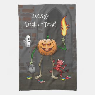 Linge De Cuisine Let's go Trick or Treat with the Pumpkin