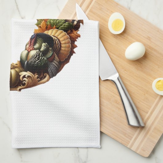 Linge De Cuisine Letter D Thanksgiving style gift  (Quart Plié)