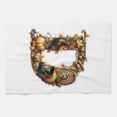 Linge De Cuisine Letter D Thanksgiving style gift  (Horizontal)