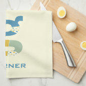 Linge De Cuisine Lettre Abstraite moderne G Monogramme initial (Quart Plié)