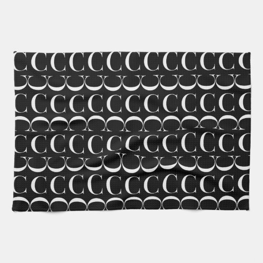 Linge De Cuisine Lettre initiale C (Horizontal)