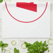 LINGE DE CUISINE LETTRE INITIALE MODERNE MODÈLE CHIC CHAUD (Plié)